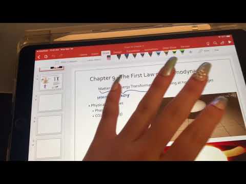 ASMR First Day of Zoom Uni iPad Notes *Tapping*