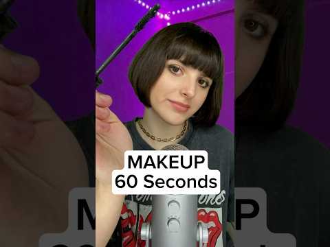 ASMR Doing Your Makeup in 60 Seconds💄💋 #shorts #asmr #asmrmakeup #asmrdoingyourmakeup