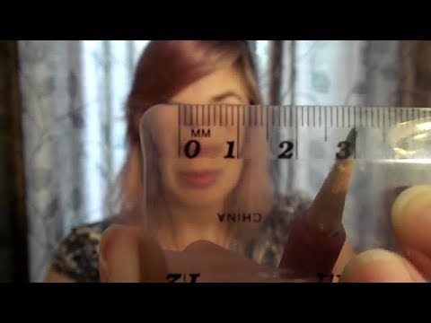 ASMR Face Measuring Roleplay (Personal Attention, Writing Sounds, Audible & Inaudible Whispering)