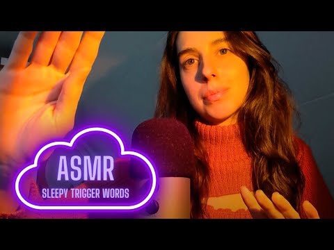 ASMR | To get rid of anxiety | Trigger words | Hand movements |