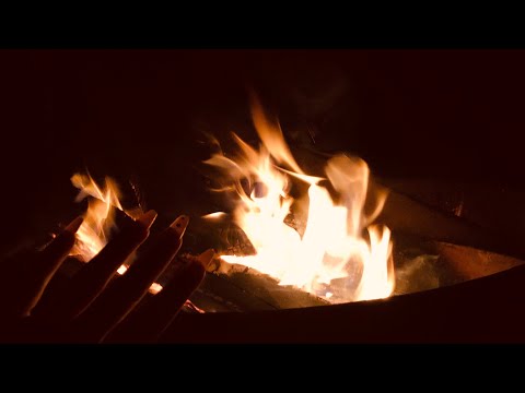 ASMR! Fire Crackles! Hand Movements, Tapping