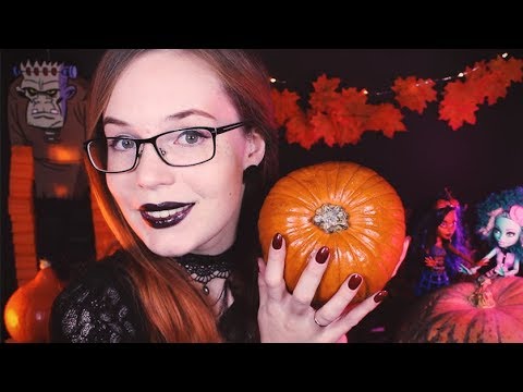 ASMR 5 Halloween Triggers - Soft-Spoken - Pumpkins, Magic Wands, and More