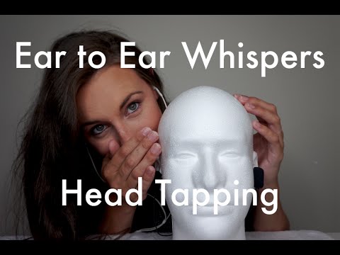 ASMR Ear To Ear Whispers With Head Tapping & Sparkler Sounds
