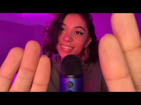 Soft Wet Mouth Sounds & Hand Movements ~ ASMR