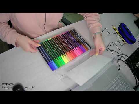 relaxing ASMR  - Coloring Books Sounds