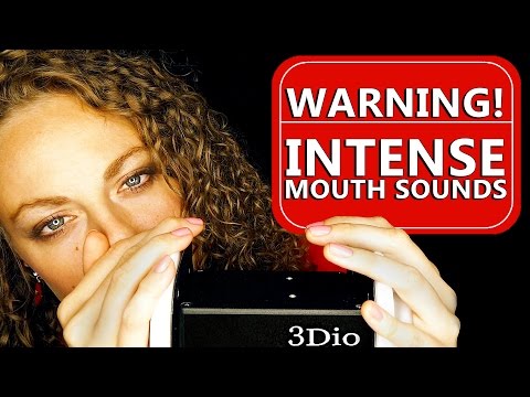 Warning! Intense Wet Mouth Sounds & ASMR Ear Massage Binaural Ear to Ear – 20+ Minutes