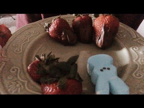 ASMR // Strawberries and Marshmallows