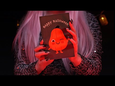 Halloween /Autumn Triggers 👻 (Tapping and Scratching) | ASMR 🎃🎧