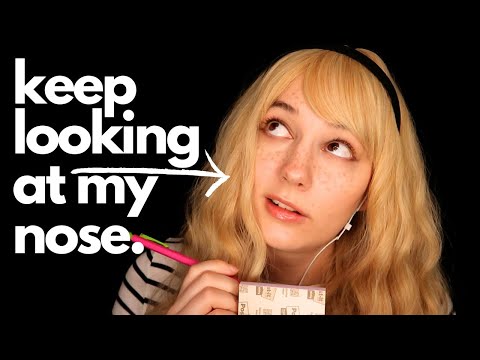 ASMR Follow My Instructions, Asking Useless Questions, Taking Notes, Brushing Down Your Nose, Wow!