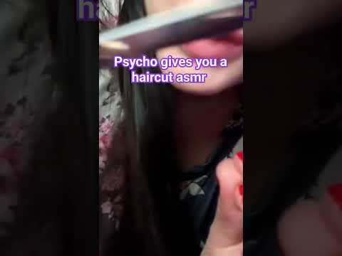 Psycho Gives You a Haircut ASMR!! full video up on my channel #tingles