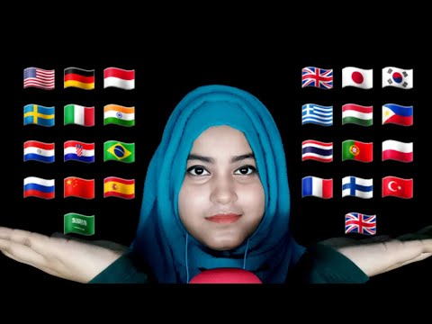 ASMR How To Say "Ocean" In Different Languages With Whispering