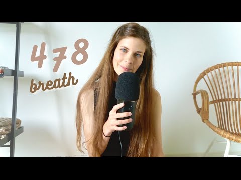 ASMR | how to sleep faster with 4-7-8 breathing exercise