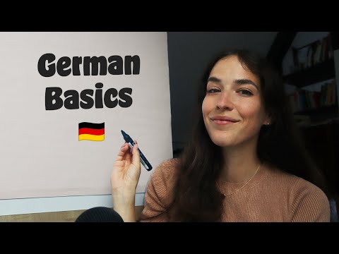 ASMR Teaching You German Basics 🇩🇪