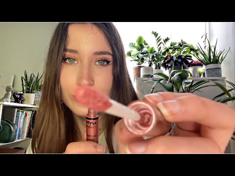 asmr | doing your makeup super fast and aggressive
