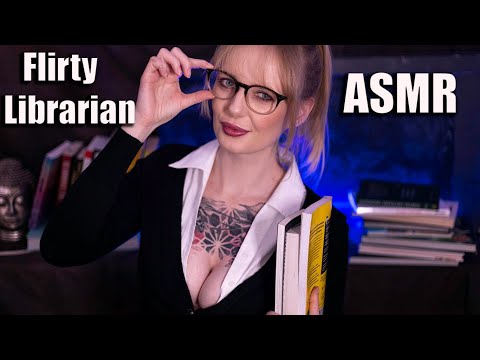ASMR Librarian Flirts with You - Roleplay