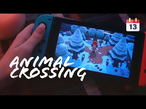 ASMR | un petit gameplay animal crossing hiver et blabla ! (français)