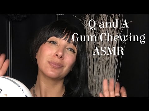 ASMR: Q and A 🌷| Gum Chewing