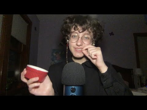 ASMR Eating a Nut Bowl! 🥜 Crunchy Satisfying Eating Sounds, Whispers, and Personal Attention!