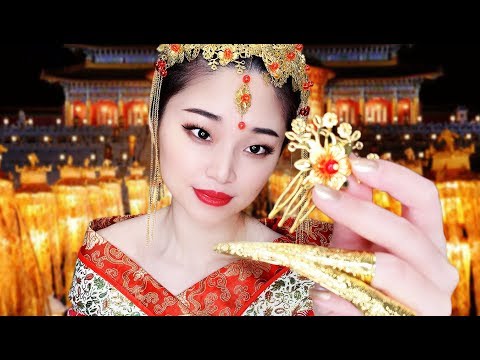 [ASMR] Chinese Princess Does Your New Year Ceremony Makeup