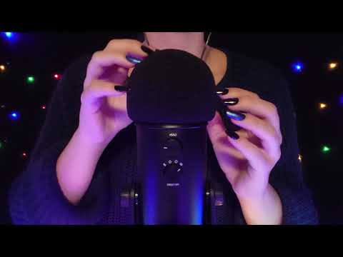 ASMR - Fast & Slow Microphone Scratching #2 (With Windscreen) [No Talking]