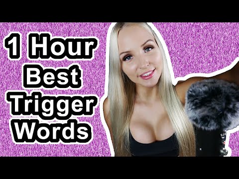 [1 Hour] The BEST TRIGGER WORDS for 1 Hour - ASMR