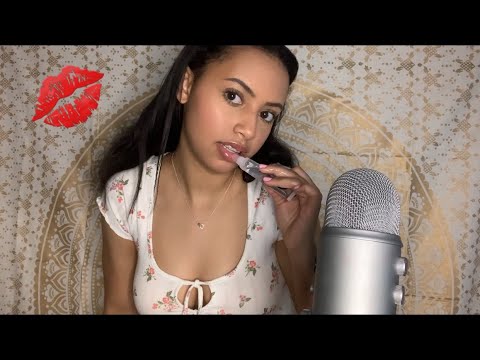 ASMR:|| 100 Layers of Clear Lipgloss FAIL || (mouth sounds + whispers)
