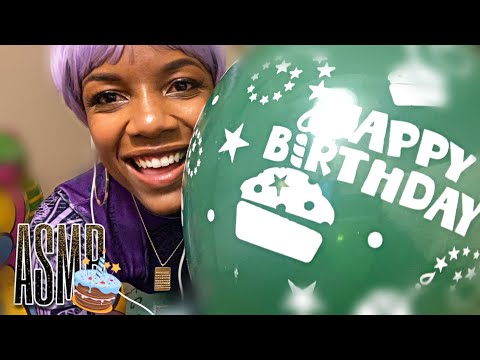 ASMR Minnow Star 💜 Teaches You Fake CPR on Her Birthday! {Inflatable Ostrich & Balloons}