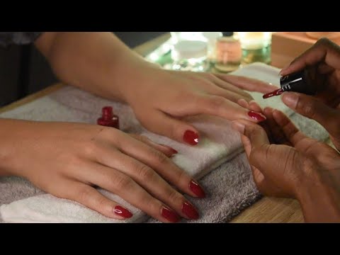 ASMR Tingly Manicure, on a Rainy day 💅🌧