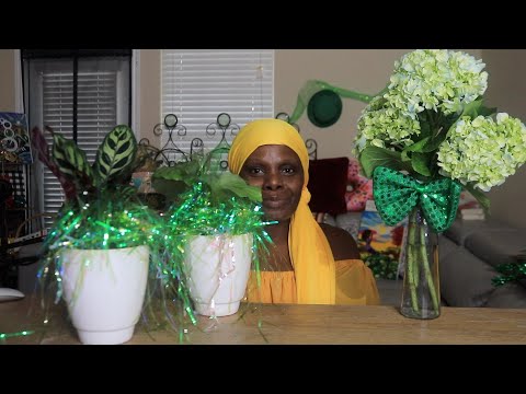 DECORATING TRADER JOE'S PLANTS AND FLOWERS ASMR CHEWING GUM