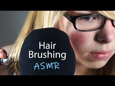ASMR Soft Hair Brushing Triggers Closeup - No Talking ❤️