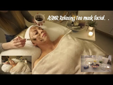 ASMR Beautifully British Detoxifying facial | Jade Comb | Full version WhispersRed Collab!