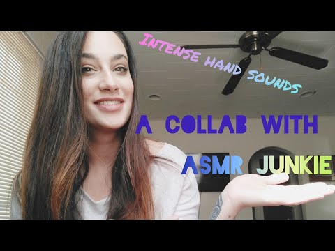 ASMR Hands Sounds No Talking Fast | 2020 | Collab w/ ASMR Junkie