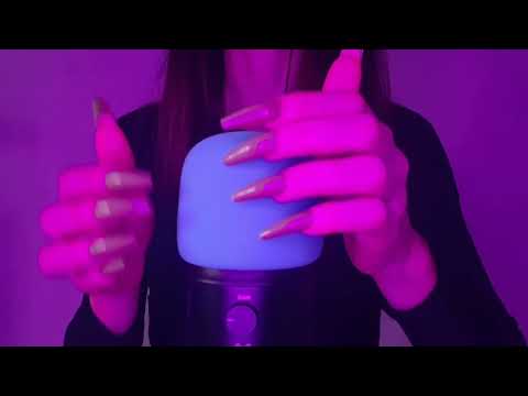 asmr mic scratching with cover