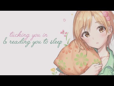 [ASMR] Tucking You In, Patting Your Head & Reading You A Bedtime Story [Soft Spoken Attention & TLC]