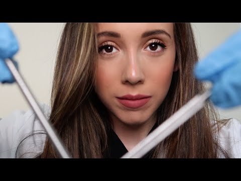 ASMR DENTIST ROLEPLAY | Scraping Sounds, Latex Gloves, Whispered