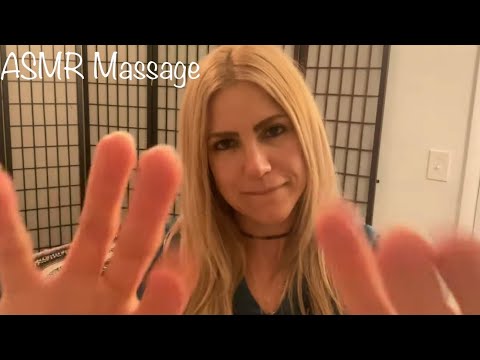 ASMR Massage for Relaxation with Personal Attention, Reiki, Sound Healing, Singing Bowl, & Tapping