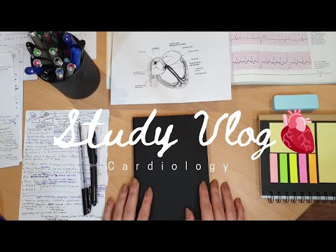 ASMR | STUDY VLOG (inaudible/unintelligible whispering, note writing, med student)