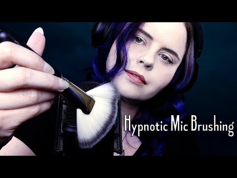 ASMR | 🎙️ Hypnotic Mic Brushing (Whispers /w mix of no talking)