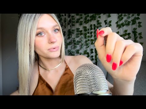 ASMR Reiki- Clicky Whisper + Pinching and Plucking (Relaxing)