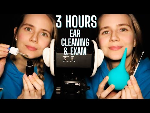 3 Hour ASMR Ear Cleaning & Ear Exam