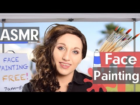 ASMR 🎨 Painting Your Face Roleplay || Personal Attention || Binaural Mics 🖌️