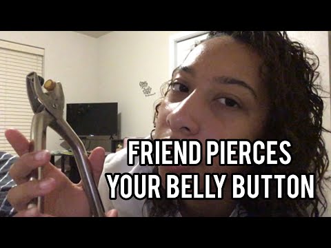 FRIEND PIERCES YOUR BELLY BUTTON RP (slightly flirty) | ASMR LYSS ✨