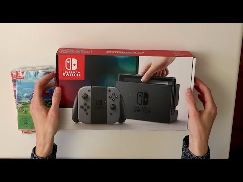 ASMR - Soft Spoken Nintendo Switch Unboxing