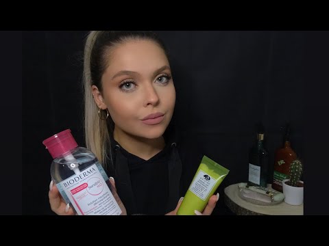 ASMR in Bulgarian | Doing your Evening Skincare Routine | АСМР Ролева Игра: Вечерна Грижа за Кожата