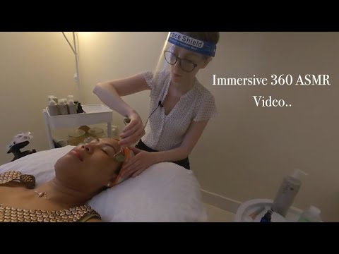 ASMR Immersive facial experience with a Client | Join me in my treatment room (Soft Spoken)
