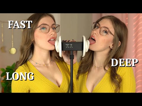 ASMR * 10 Ways to Lick Your Ears * (Ear Licking)