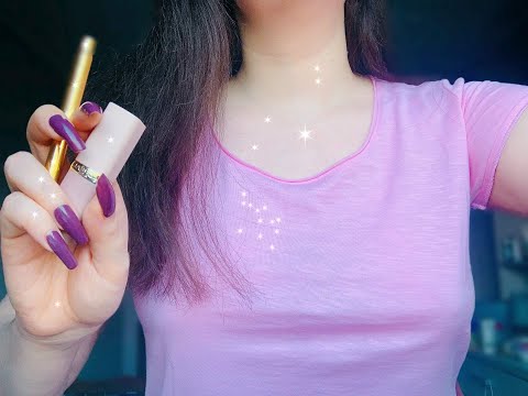 ASMR: Tapping & Scratching 👄💄 My 5 Minute Makeup Routine
