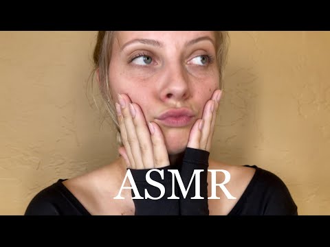 🧠ASMR🧠 | close up 🙈 NO Makeup // repeated words // mic scratches // whispers ✨