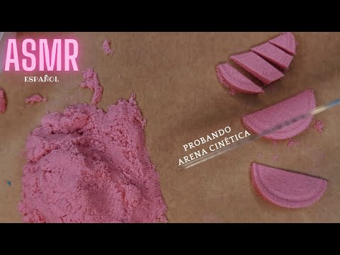 Probando arena cinética (mini vídeo) | ASMR Español