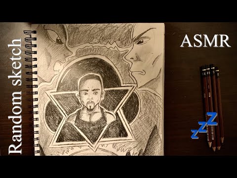 [ASMR] Drawing session// random pencil sketch